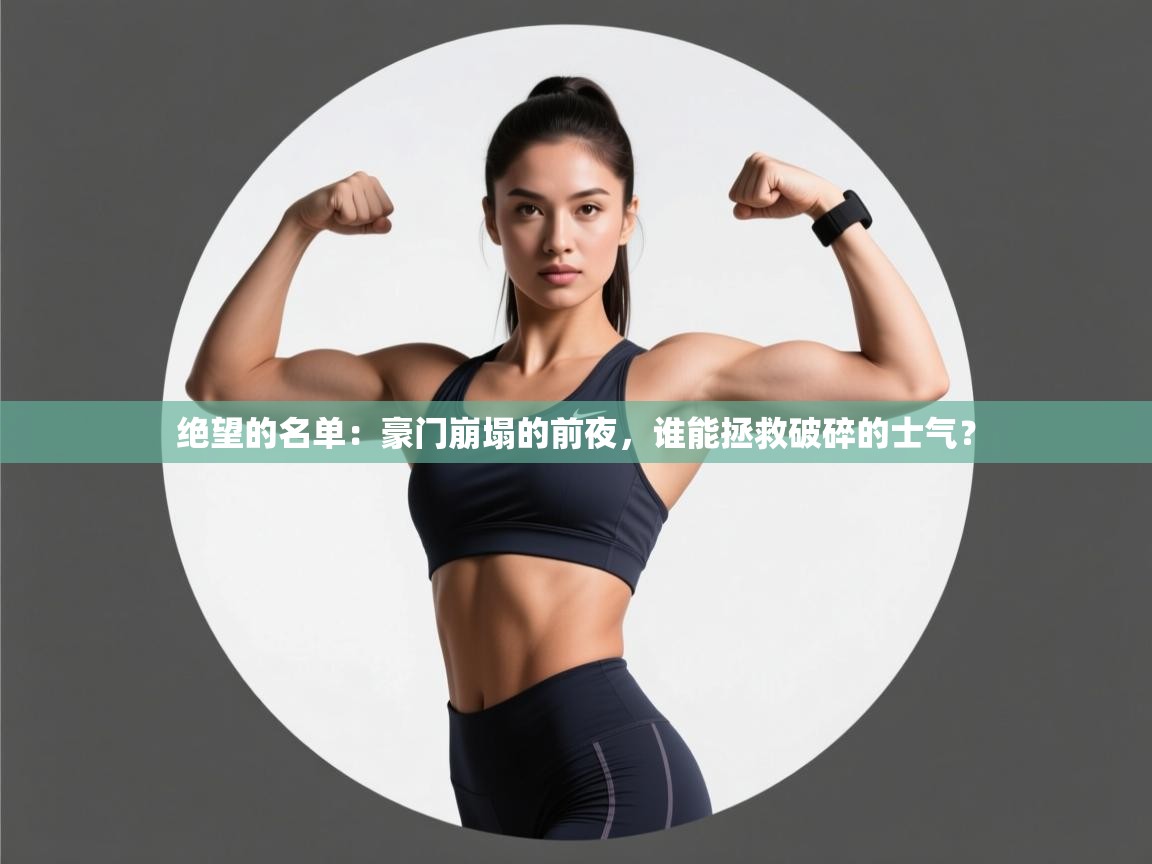 绝望的名单：豪门崩塌的前夜，谁能拯救破碎的士气？