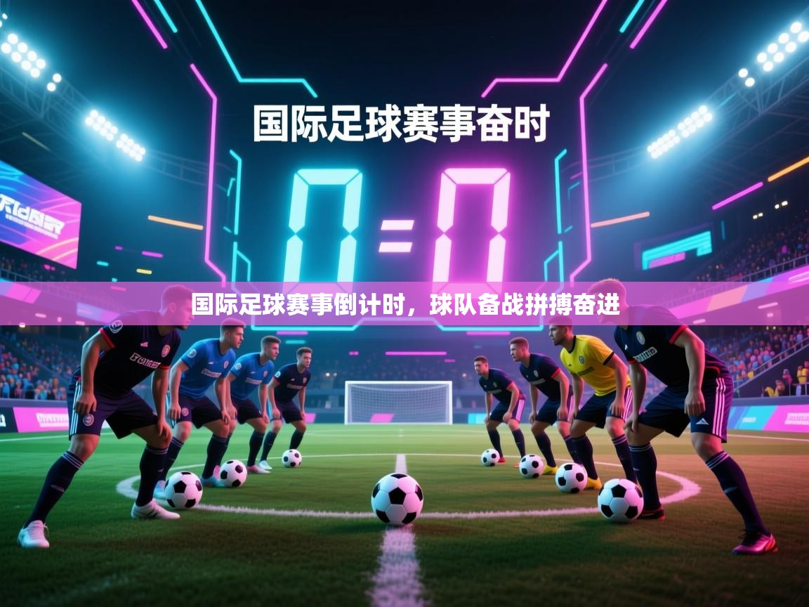 国际足球赛事倒计时,球队备战拼搏奋进 第2张