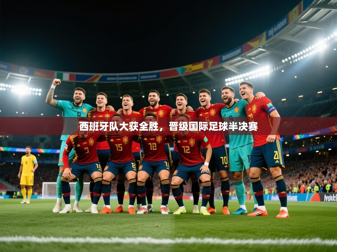 西班牙队大获全胜,晋级国际足球半决赛 第2张